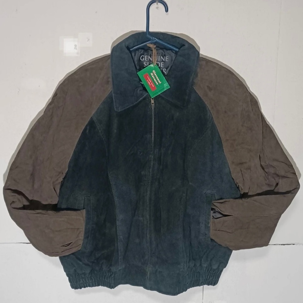 Suede jacket for men, size 2xl brand new